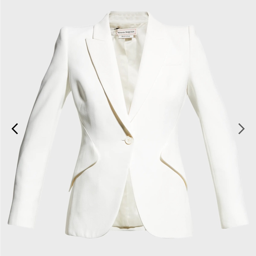 Alexander McQueen Ivory Blazer